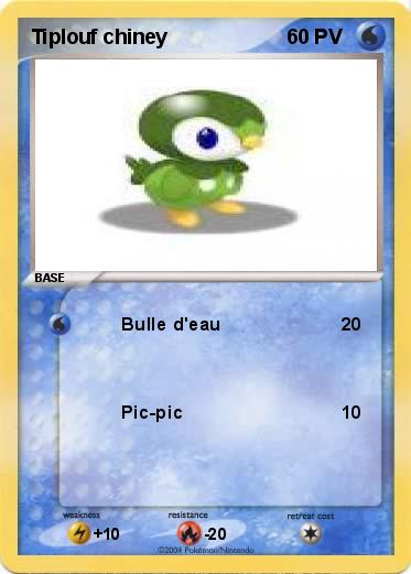 Pokemon Tiplouf chiney
