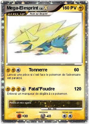 Pokemon Mega-Elesprint