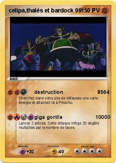Pokemon celipa,thalès et bardock 99