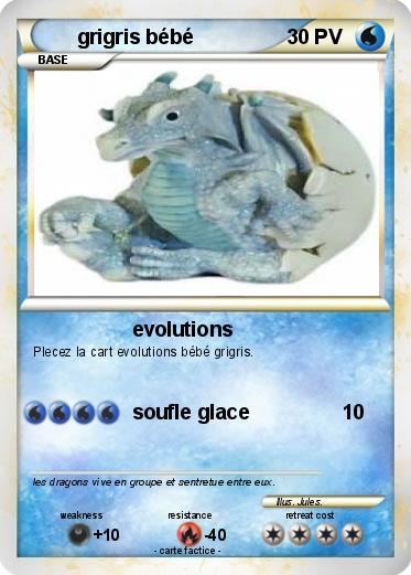 Pokemon grigris bébé