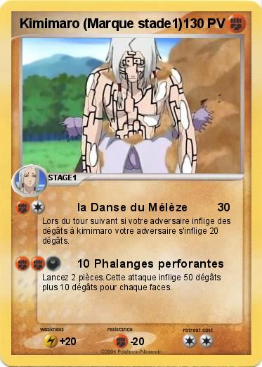 Pokemon Kimimaro (Marque stade1)