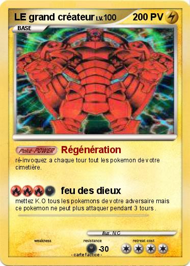 Pokemon LE grand créateur