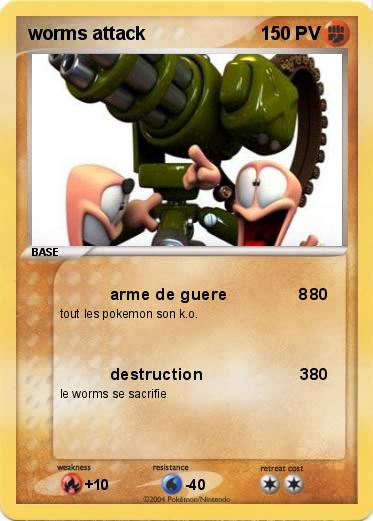 Pokemon worms attack