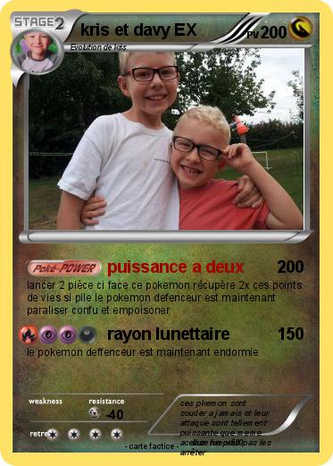 Pokemon kris et davy EX