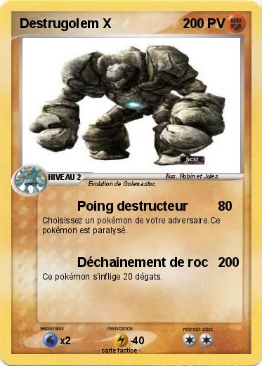 Pokemon Destrugolem X