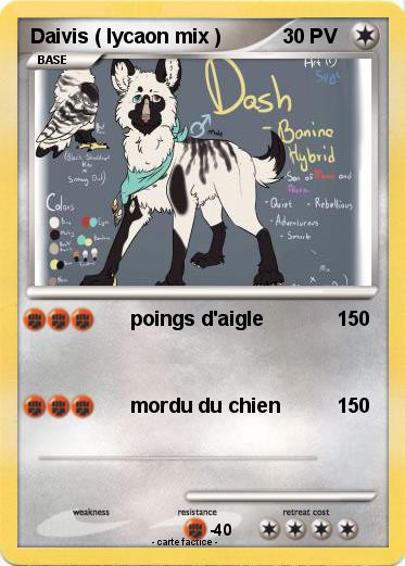 Pokemon Daivis ( lycaon mix )