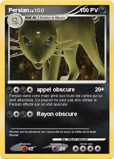 Pokemon Persian