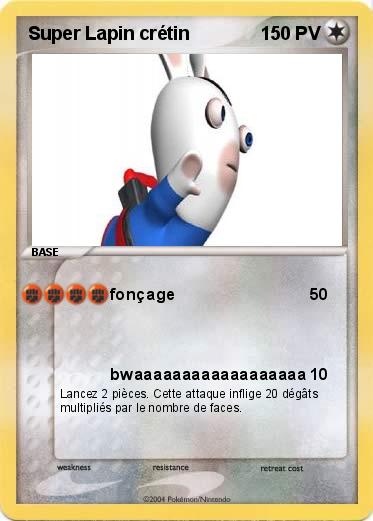 Pokemon Super Lapin crétin