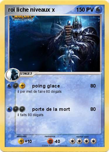 Pokemon roi liche niveaux x