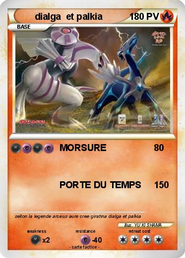 Pokemon dialga  et palkia