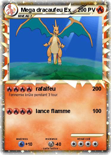Pokemon Mega dracaufeu Ex