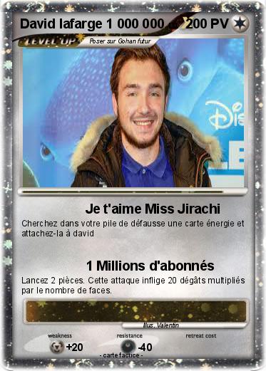 Pokemon David lafarge 1 000 000