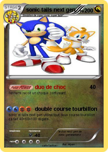 Pokemon sonic tails next gen