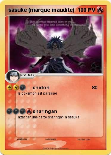 Pokemon sasuke (marque maudite)