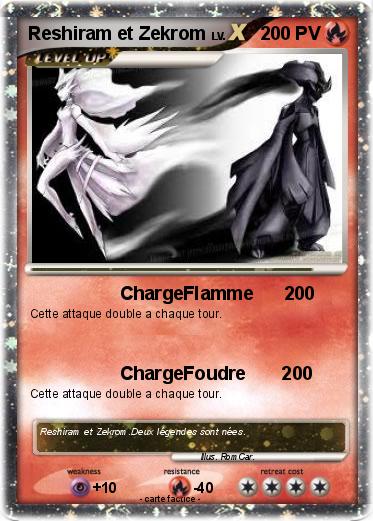 Pokemon Reshiram et Zekrom