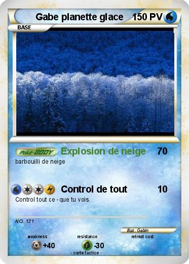Pokemon Gabe planette glace