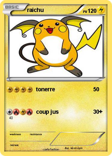 Pokemon raichu