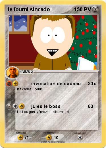 Pokemon le fourni sincado