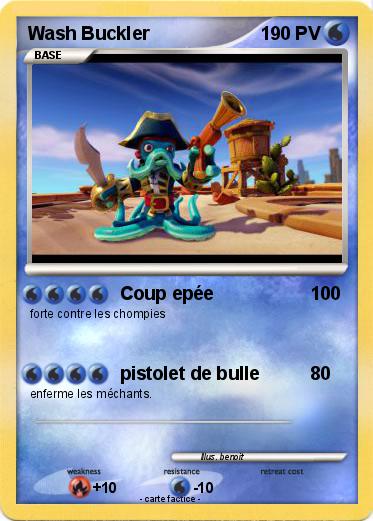 Pokemon Wash Buckler