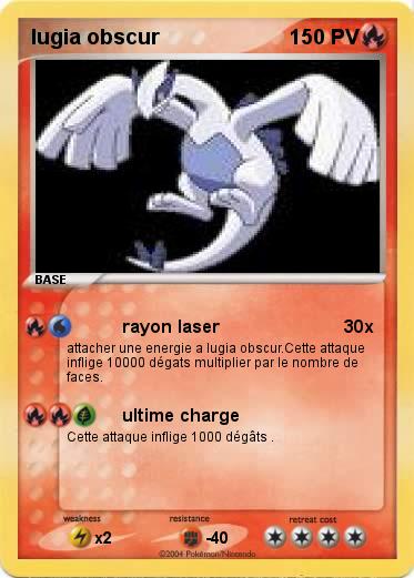 Pokemon lugia obscur