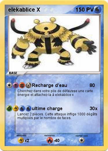 Pokemon elekablice X