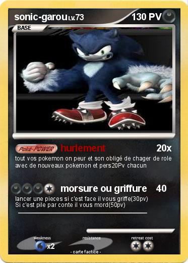Pokemon sonic-garou