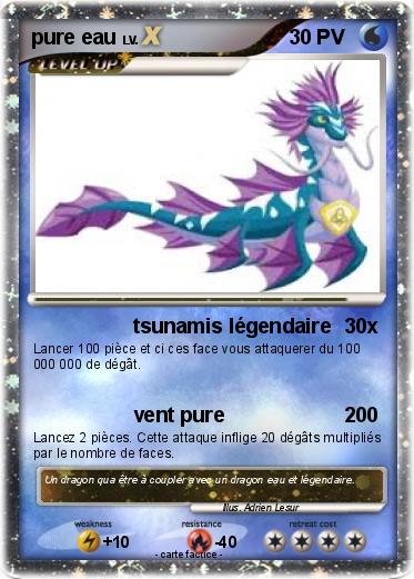 Pokemon pure eau