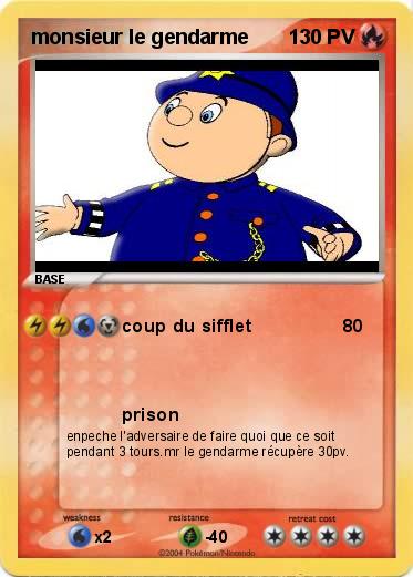 Pokemon monsieur le gendarme