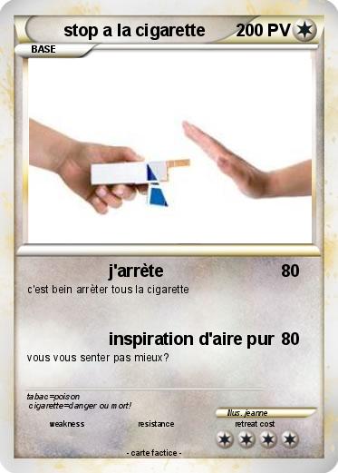 Pokemon stop a la cigarette