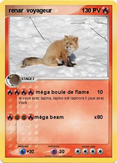 Pokemon renar  voyageur 