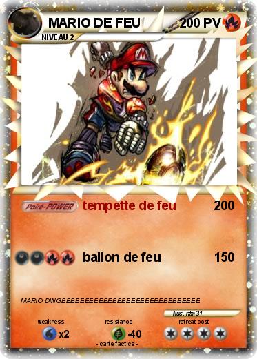 Pokemon MARIO DE FEU