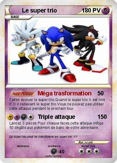 Pokemon Le super trio
