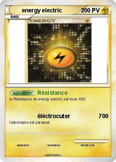 Pokemon energy electric
