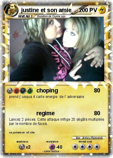 Pokemon justine et son amie