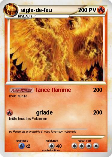 Pokemon aigle-de-feu