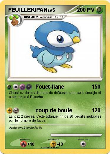 Pokemon FEUILLEKIPAN