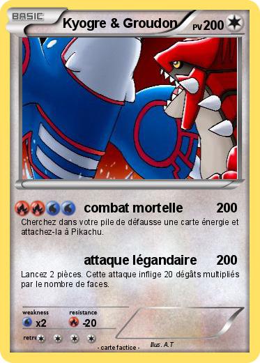 Pokemon Kyogre & Groudon