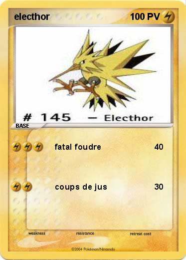 Pokemon electhor