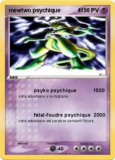 Pokemon mewtwo psychique           4