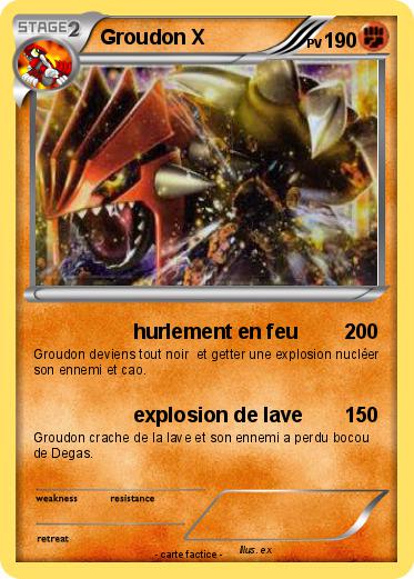 Pokemon Groudon X