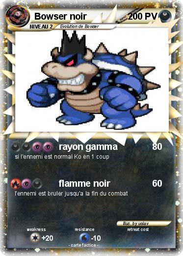 Pokemon Bowser noir