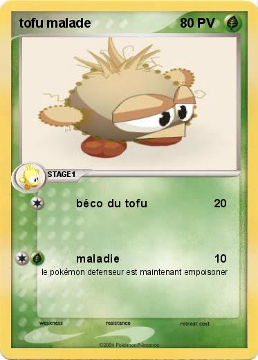 Pokemon tofu malade