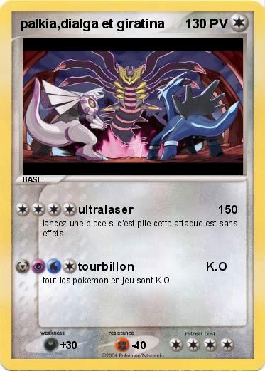 Pokemon palkia,dialga et giratina