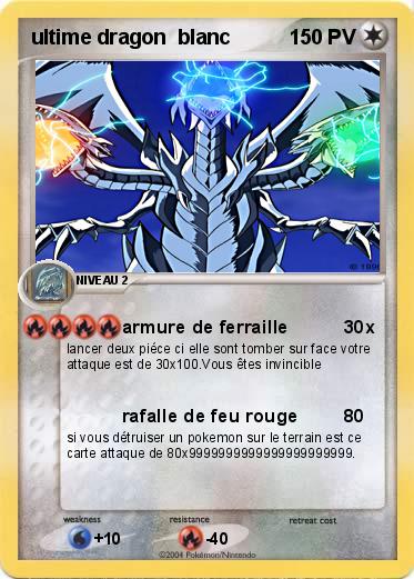 Pokemon ultime dragon  blanc