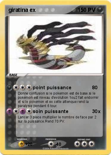 Pokemon giratina ex  