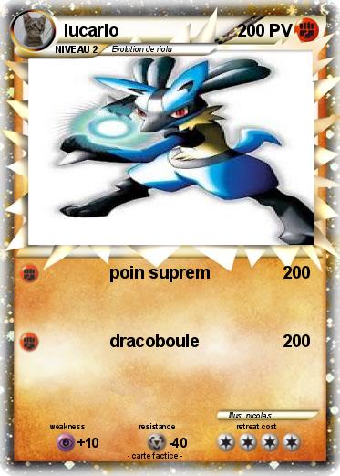 Pokemon lucario