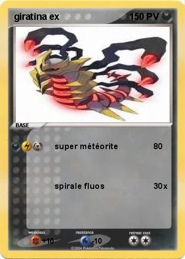 Pokemon giratina ex