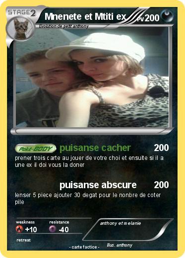 Pokemon Mnenete et Mtiti ex