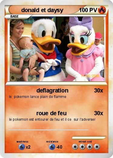 Pokemon donald et daysy