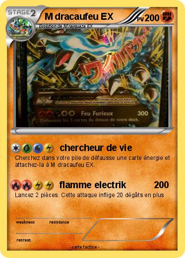 Pokemon M dracaufeu EX